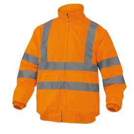 Giubbotto alta visibilità Reno HV - poliestere/poliuretano - taglia XXL- arancio fluo - Deltaplus