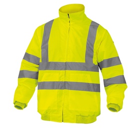 Giubbotto alta visibilità Reno HV - poliestere/poliuretano - taglia XXL- giallo fluo - Deltaplus