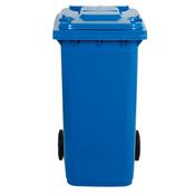Bidone carrellato - 48x55x93 cm - 120 L - blu - Mobil Plastic