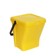 Contenitore portarifiuti Eco Top - 39x42x42,5 cm - 35 L - giallo - Mobil Plastic