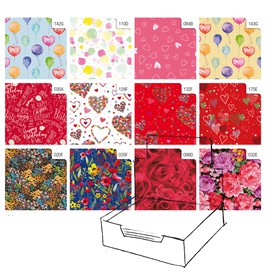 Carta regalo - raso - Fantasia - 70 x 100 cm - Rex Sadoch - scatola 100fogli