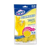 Guanti in lattice Diamond - taglia M - giallo - Logex Professional