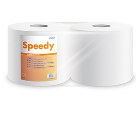 Bobina asciugatutto Speedy - 2 veli - 17gr - diametro 25,5 cm - H22,8cmx 180mt - microgoffrata - Lucart