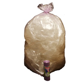 Sacchi - 70 x 110 cm - 110 L - 22 micron - viola trasparente - Rolsac -conf. 10 pezzi