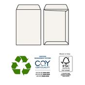 Buste a sacco - carta riciclata - senza finestra - 162x229 mm - senza finestra - 100 gr - Pigna - conf. 500 pezzi