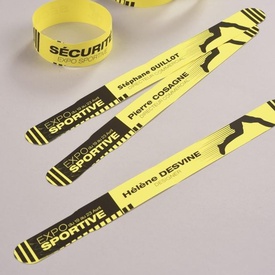 Braccialetti identificativi stampabili - 5 fogli - 10 et/fg - A4 - PE -giallo - Avery