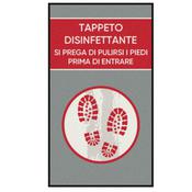 Tappeto personalizzato L-Mat "Disinfettante" - 85x150 cm - rosso - Vileda