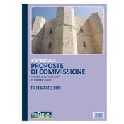 Blocco proposte commissione - 33/33/33 copie autoricopianti - 29,7x21,5cm - DU1672C3300 - Data Ufficio
