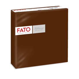 Tovagliolo linea AirLaid - carta - 40 x 40 cm - cacao - Fato - conf. 50pezzi