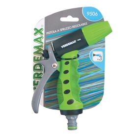 Pistola a spruzzo regolabile - plastica - Verdemax