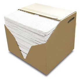 Panni assorbenti - per oli ed idrocarburi - 41 x 46 cm - Carvel - conf.200 pezzi