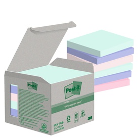 Blocco Post-it  Green - 654-1GB - 76 x 76 mm - natural - 100 fogli - Post-it - conf. 6 pezzi