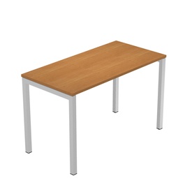 Scrivania Easy Plus - per smartworking - 120 x 60 x 72,5 cm - noce chiaro