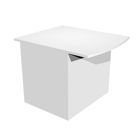 Modulo Prestige reception disabili - senza sopralzo - 80 x 97,5 x 72 cm- bianco/bianco