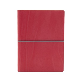 Taccuino Evo Ciak - 9 x 13 cm - fogli bianchi - copertina rosso corallo- In Tempo