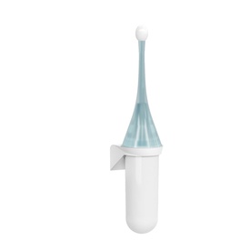 Portascopino da parete Replast - 480 x 113 x 92 mm - bianco / azzurro -Mar Plast
