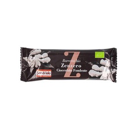 Barretta di riso - zenzero/cioccolato fondente - 30 gr - Fior di loto