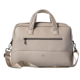 Borsa Gate Trended - con manici - 41 x 30 x 15 cm - ecopelle - ghiaccio- In Tempo