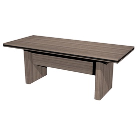 Scrivania direzionale Elegance - 210 x 90 cm - noce toscano