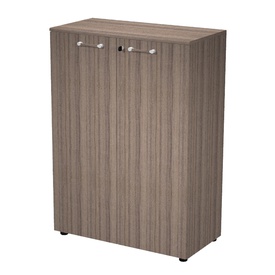 Mobile Elegance - medio con ante - 90 x 45,2 x 126,2 cm - noce toscano