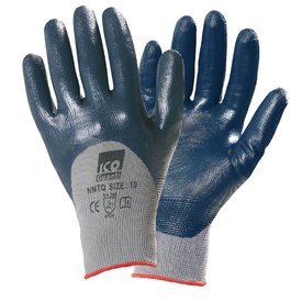 Guanti mechanical Safety Palmpro 113 - per ambienti oleosi - taglia M -grigio/blu - Icoguanti