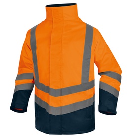 Parka 5 in 1 Optimum 3 alta visibilità - taglia M - arancio fluo - Deltaplus