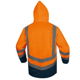 Parka 5 in 1 Optimum 3 alta visibilità - taglia M - arancio fluo - Deltaplus