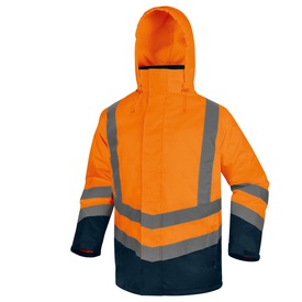 Parka 5 in 1 Optimum 3 alta visibilità - taglia M - arancio fluo - Deltaplus