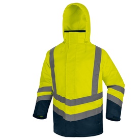 Parka 5 in 1 Optimum 3 alta visibilità - taglia XXL - giallo fluo - Deltaplus