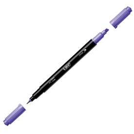 Evidenziatori dual tip Intensity - colori assortiti - Bic - conf. 6 pezzi