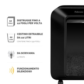 Distruggidocumenti LX 200 - a frammenti - Fellowes