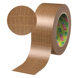 Nastro adesivo Tesapack Eco - paper ultra strong ecoLogo - 25 m x 5 cm - avana - Tesa