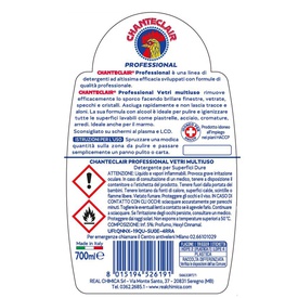 Detergente Professional vetri multiuso - in trigger - 700 ml - Chanteclair