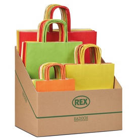 Shopper Allegra - formati assortiti - colori chiari - Sadoch - expo 100pezzi