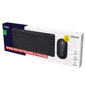 Tastiera e mouse Lyra - con ricevitore - wireless - Trust