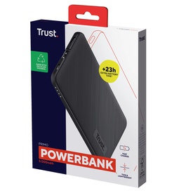 Powerbank Primo - ultrasottile - da 5.000 mAh - nero - Trust