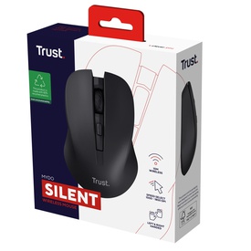 Mouse ottico silenzioso wireless Mydo - nero - Trust