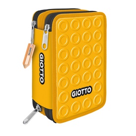 Astuccio 3 zip collezione Stilnovo - 19,5 x 7,5 x 12,9 cm - PL- colori neon assortiti - Giotto