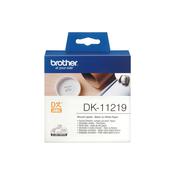 Brother - Rotolo - 1200 Etichette circolari adesive - diametro 12mm