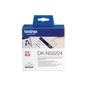 Brother - Nastro non adesivo - Nero/Bianco - 54mm x 30,48mt