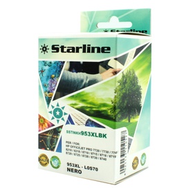 Starline - Cartuccia ink Compatibile - per HP 953XL- Nero - HPL0S70AE -58ml