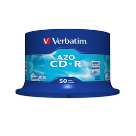 Verbatim - Scatola 50 CD-R DataLife Plus - 1X-52X - serigrafata crystal- 43343 - 700MB