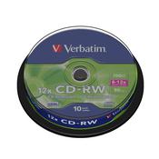 Verbatim - Scatola 10 CD-RW DataLife Plus - 8X-10X - serigrafato - 43480 - 700MB